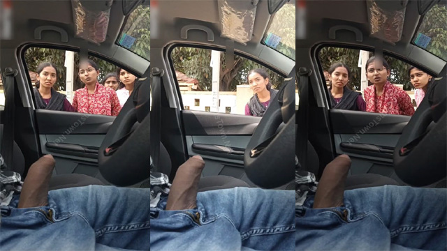 Daring Guy Flash Dick – College Girls Inside Car Viral Mms Video