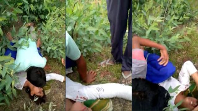 Desi Girl Jungle Gangbang Sex Video – Masafun Com Porn
