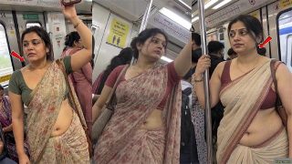 Drawing Stranger Aunty Impress In Metro – Indian Porn Videos