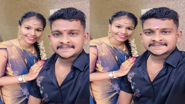 Telugu Married Cpl Kissing & Pussy Licking – Newly Married Aunty Sex